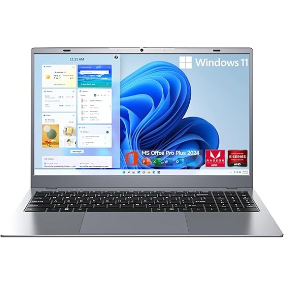 15.6 Inch Laptop-Computer, AMD 3020e(Beat N4020, Up to 2.6GHz), 8GB DDR4 256GB SSD (Exp. Up to 32GB + 2TB),1080P FHD IPS Display, Windows 11 Laptop with MS Office, Long Battery,Type-C, Laptops