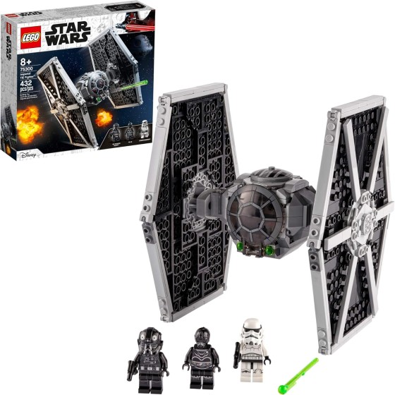 LEGO Star Wars Imperial TIE Fighter 75300 Building Toy with Stormtrooper and Pilot